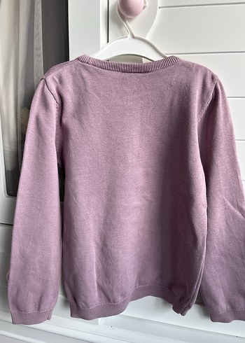 Kızlar için Baskılı Örme Sweatshirt - Görsel 6