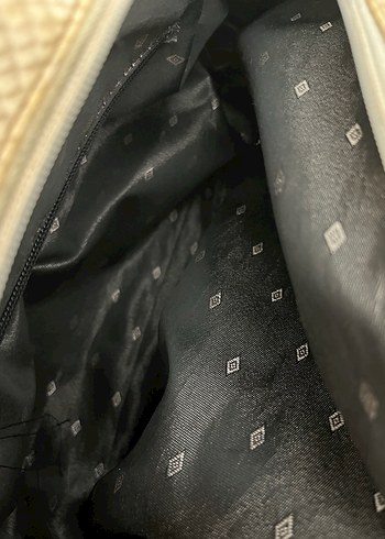 Bej Pliseli Modern Klasik Kadın Çanta - Görsel 5