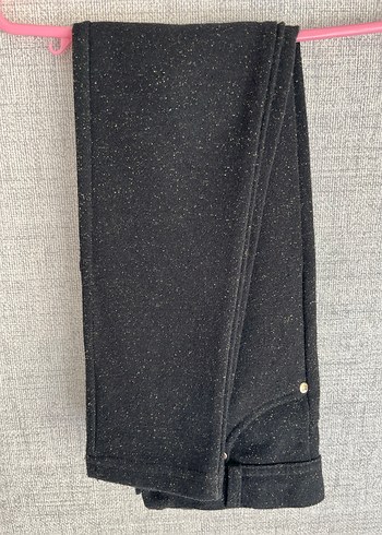 Kız Çocuk Siyah Düğmeli pantolon - Görsel 4