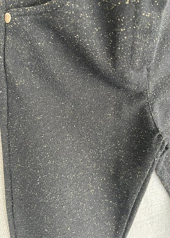 Kız Çocuk Siyah Düğmeli pantolon - Görsel 8