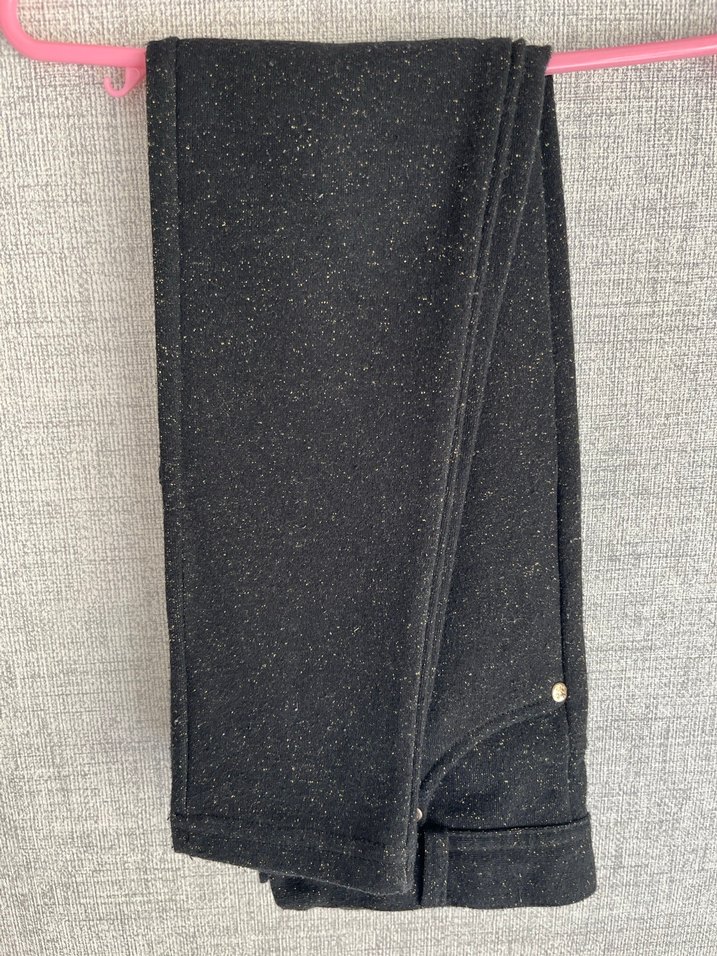 Kız Çocuk Siyah Düğmeli pantolon - Görsel 4