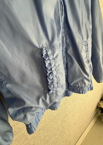 Kız Çocuk Fermuarlı Kapüşonlu yağmurluk - Görsel 5