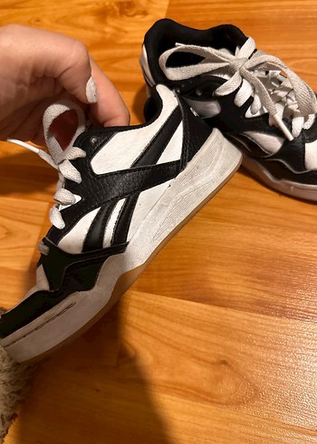 Reebok spor ayakkabı siyah beyaz - Görsel 5