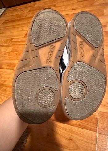 Reebok spor ayakkabı siyah beyaz - Görsel 3