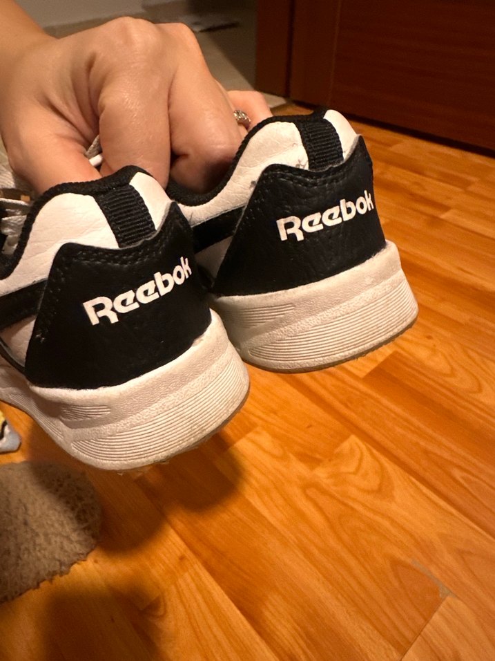 Reebok spor ayakkabı siyah beyaz - Görsel 4