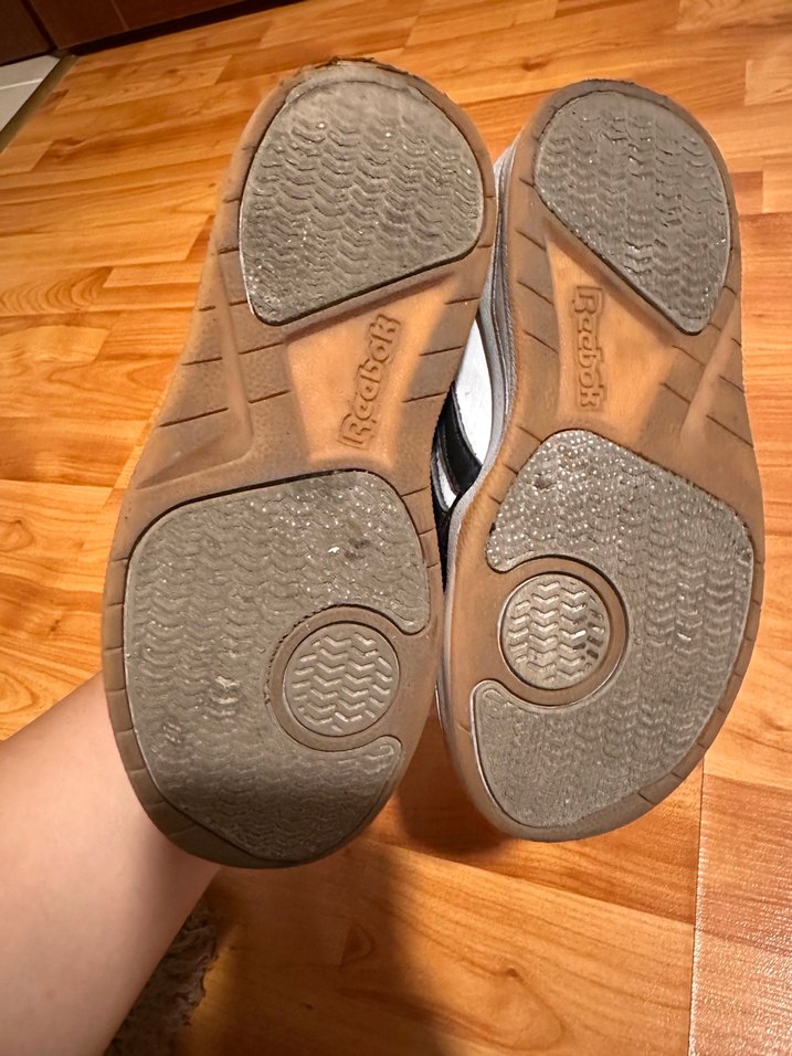 Reebok spor ayakkabı siyah beyaz - Görsel 3