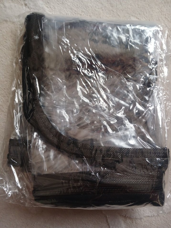 TommyBaby Gri Fermuarlı Bebek Arabası Yağmurluğu - Görsel 2