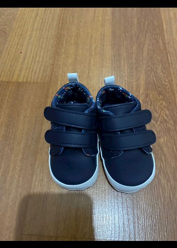 Erkek Bebek İlk Adım Ayakkabısı Mavi