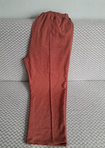 Kadın Kahverengi Rahat Kesim Kumaş Pantolon - Görsel 2