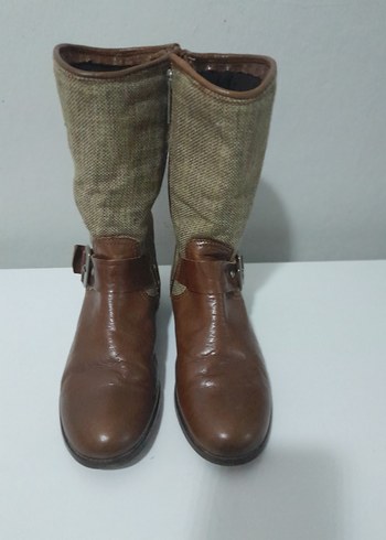 Bej Deri Tokalı Kadın Bot - Görsel 3