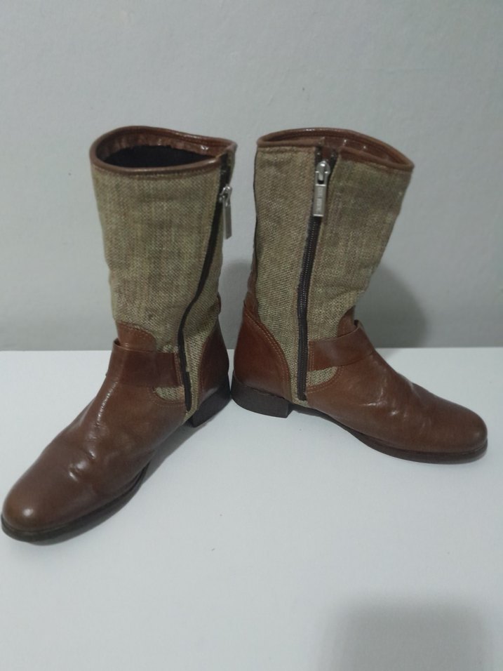 Bej Deri Tokalı Kadın Bot - Görsel 2