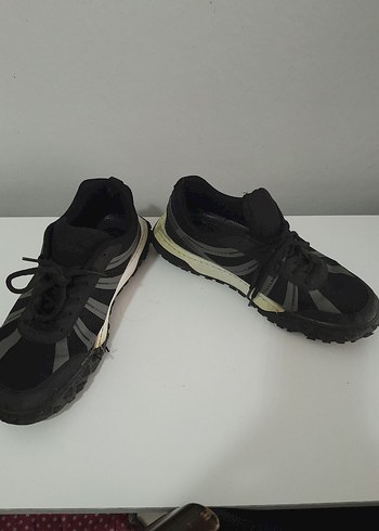 Siyah Gri Erkek Spor Outdoor Ayakkabı - Görsel 2