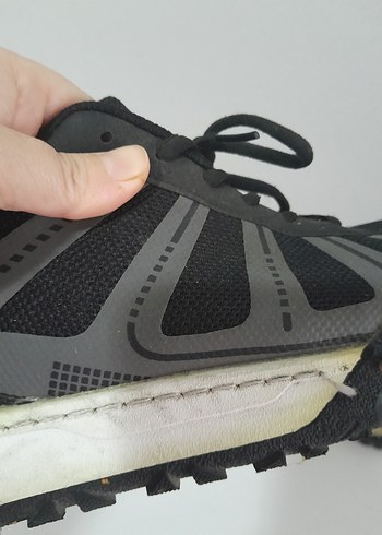 Siyah Gri Erkek Spor Outdoor Ayakkabı - Görsel 4