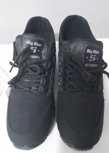 Siyah Bağcıklı Erkek Outdoor Spor Ayakkabı - Görsel 8