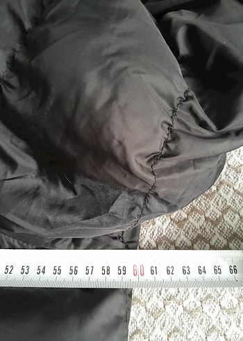 Siyah Uzun Kadın Kışlık Mont Kürklü Kapüşonlu - Görsel 3