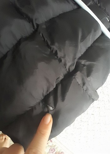 Siyah Uzun Kadın Kışlık Mont Kürklü Kapüşonlu - Görsel 5