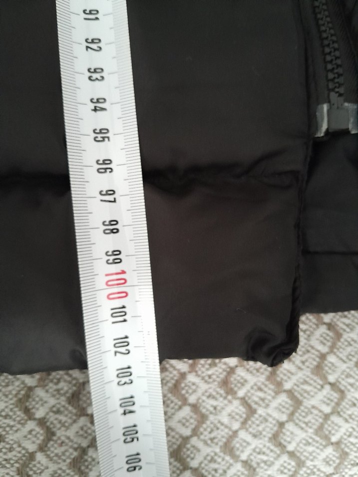 Siyah Uzun Kadın Kışlık Mont Kürklü Kapüşonlu - Görsel 4