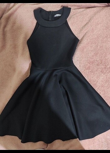 s Beden siyah Renk siyah mini elbise 