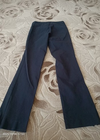 Mango Lacivert Kadın Denim Pantolon