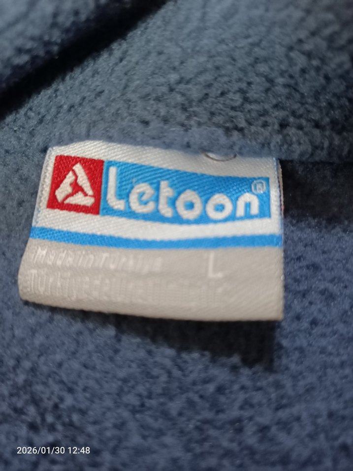 Mavi Yarım Fermuarlı Erkek Polar Sweatshirt - Görsel 5