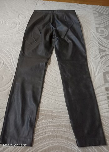 Siyah Deri pantolon - Görsel 2