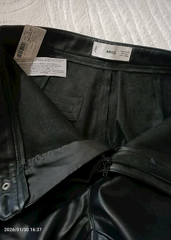 Siyah Deri pantolon - Görsel 3