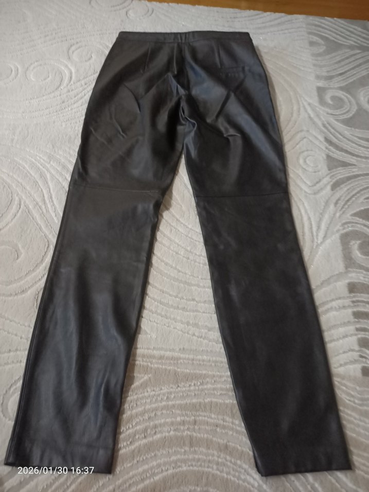 Siyah Deri pantolon - Görsel 2