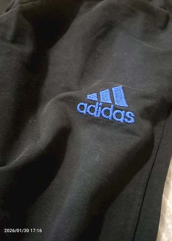 Gri Adidas Fermuarlı Erkek Outdoor Eşofman - Görsel 2