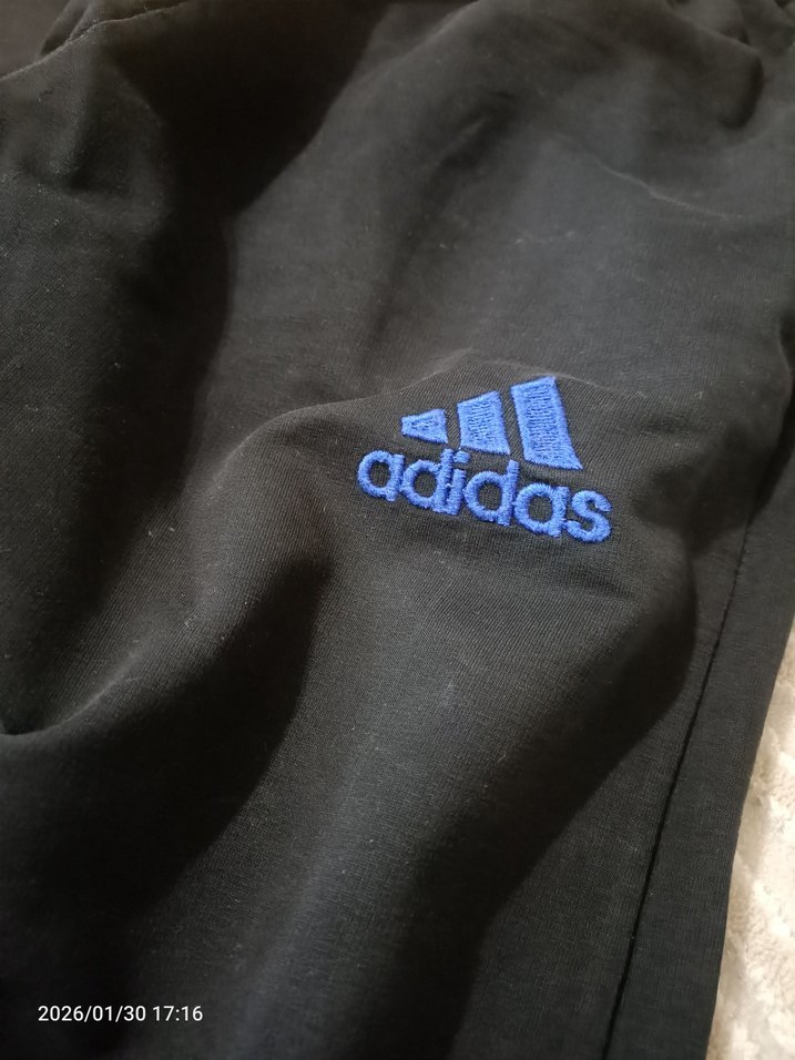 Gri Adidas Fermuarlı Erkek Outdoor Eşofman - Görsel 2