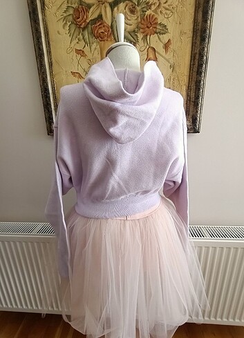 Zara Zara lila rengi sweatshirt
