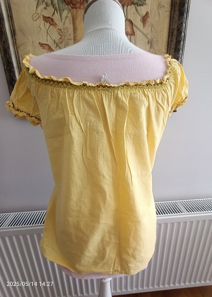 Petit işlemeli bluz - Görsel 2