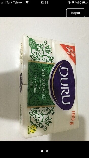 Duru katı sabun