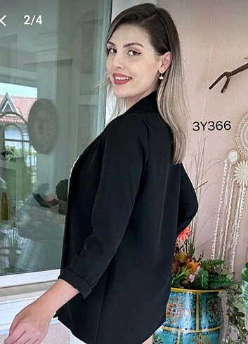 Trendyol & Milla Siyah ince blazer ceket