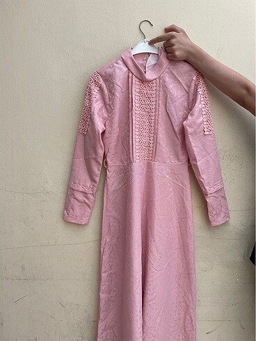 Pudra pembe abiye