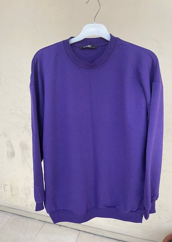 Mor Basic Kadın Sweatshirt