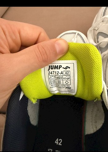 Beyaz Gri Elastik Detaylı Spor Ayakkabı - Görsel 3