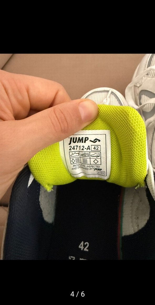 Beyaz Gri Elastik Detaylı Spor Ayakkabı - Görsel 3