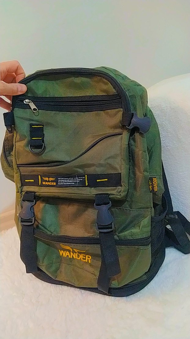 Kamuflaj Desenli Erkek Sırt Çantası WANDER - Görsel 3