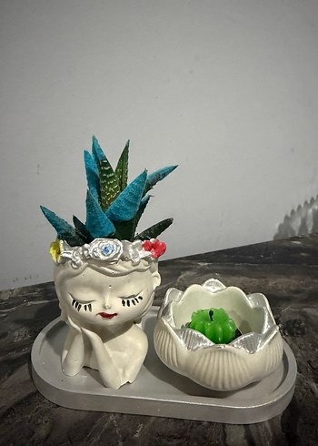 Kokulu taş mumluk - Görsel 2