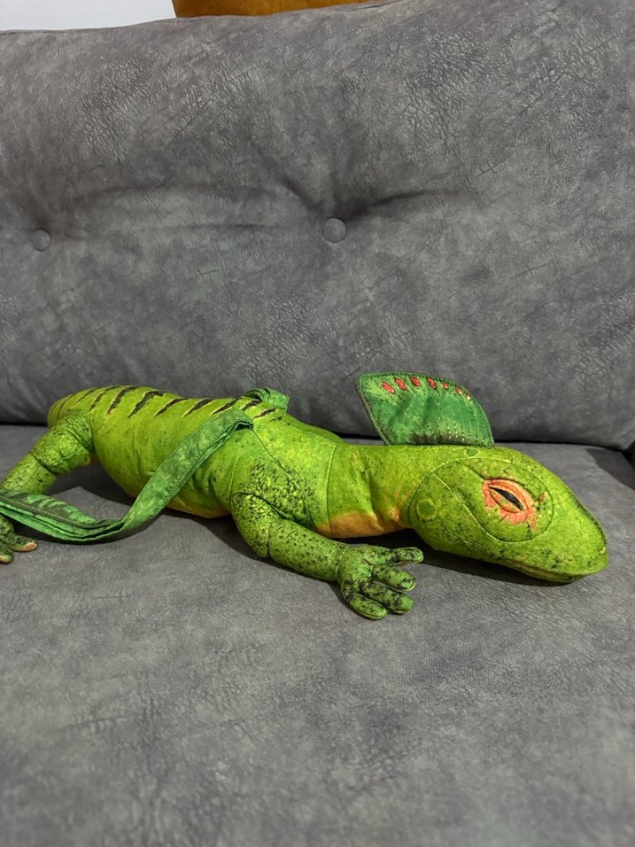 Sesli iguana peluş oyuncak - Görsel 3