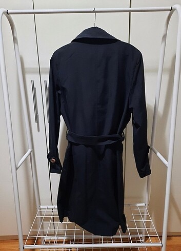 Siyah Trençkot - Görsel 4