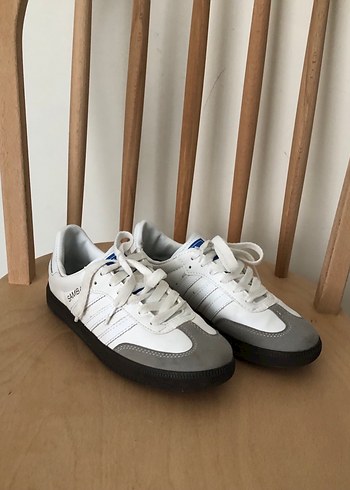 36 Beden Beyaz Gri Street Wear Kadın Spor Ayakkabı