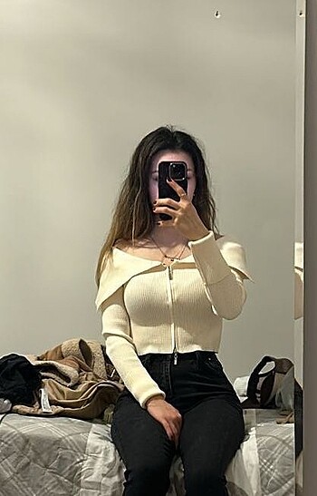 m Beden Omuzu açık bluz