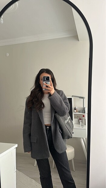 Zara Zara tüylü blazer