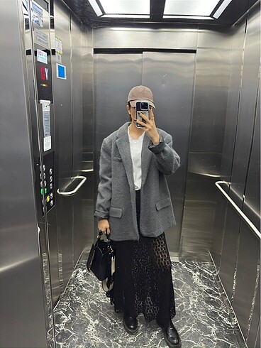 Zara tüylü blazer
