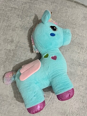  Beden Son fiyat SIFIR 80 cm Büyük Peluş Unicorn At