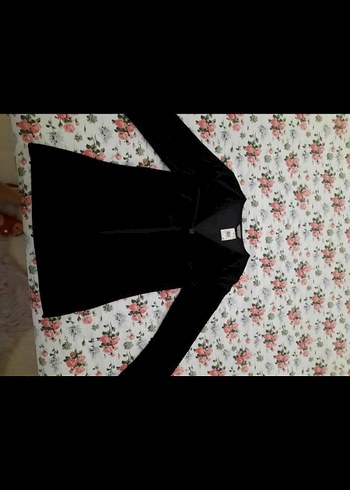 Siyah V Yaka Uzun Kollu Bluz - Görsel 4