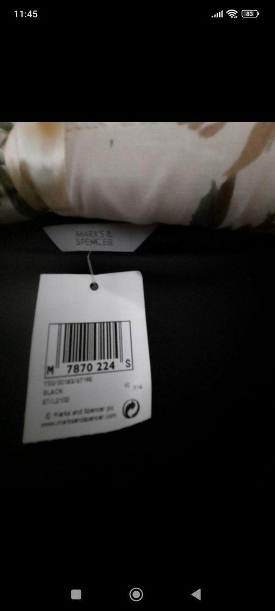 Siyah V Yaka Uzun Kollu Bluz - Görsel 2