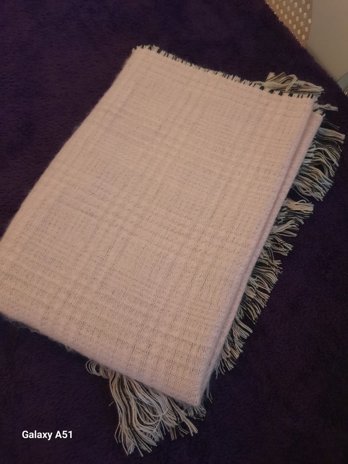 Gri Pilili Bohem Kadın Şal pembe - Görsel 2