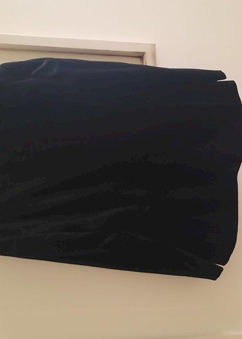 Next Siyah Kadife Street Wear Rozet - Görsel 2